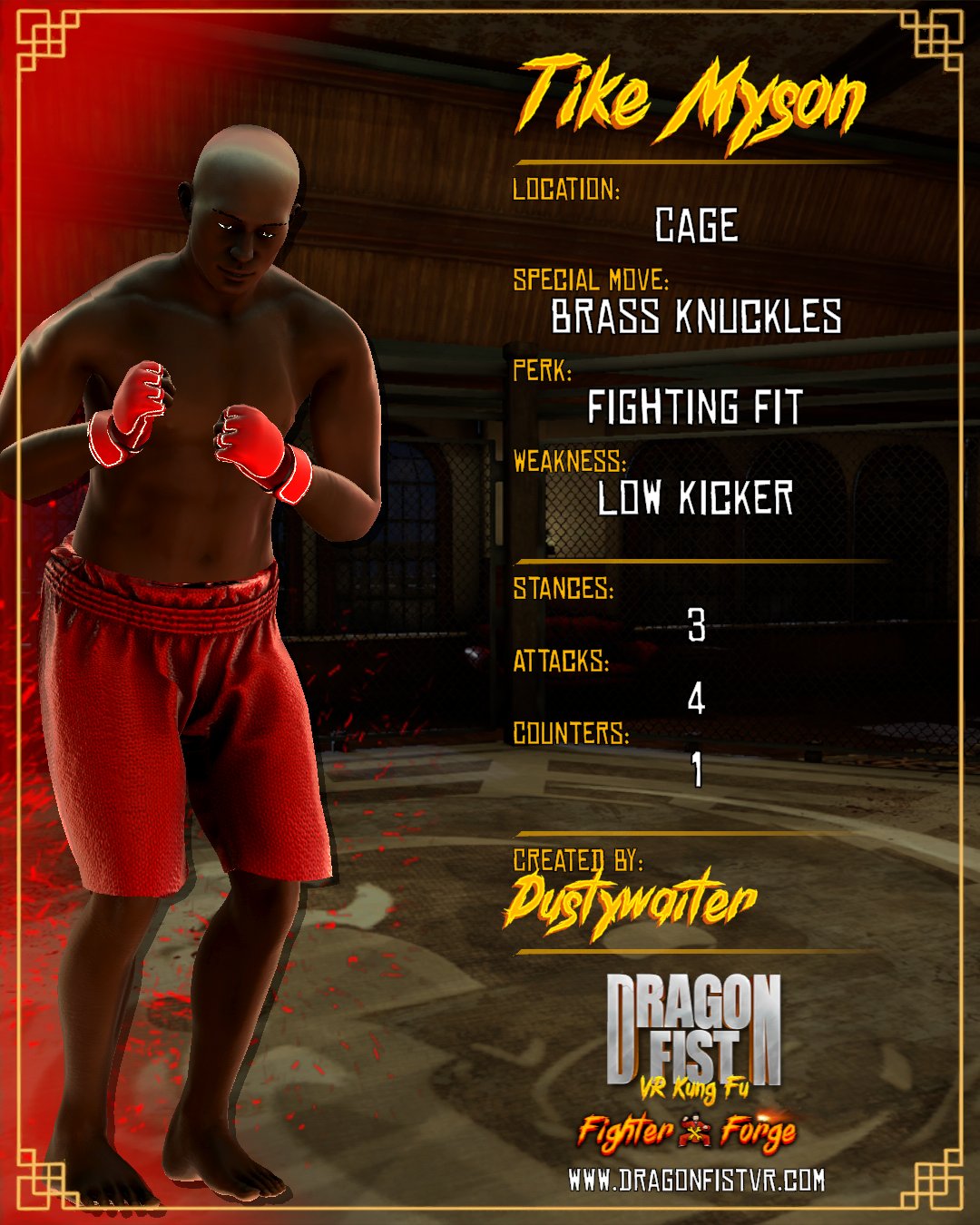 Tike Myson - Created By: Dustywaiter